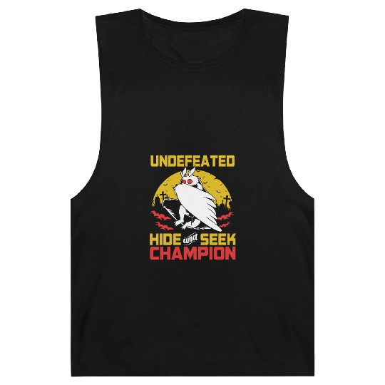 Undefeated Hide And Seek Champion Funny Mothman Barnard Tanks