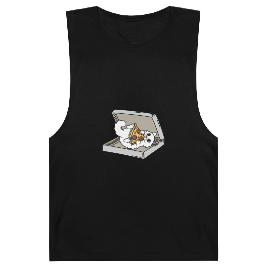 Persian Cat Pizza Lover Barnard Tanks