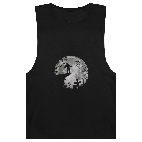 Halloween Werewolf Witchs Full Moon trick or treat Barnard Tanks