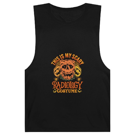 This Is My Scary Radiology Costume Funny Halloween Barnard Tanks