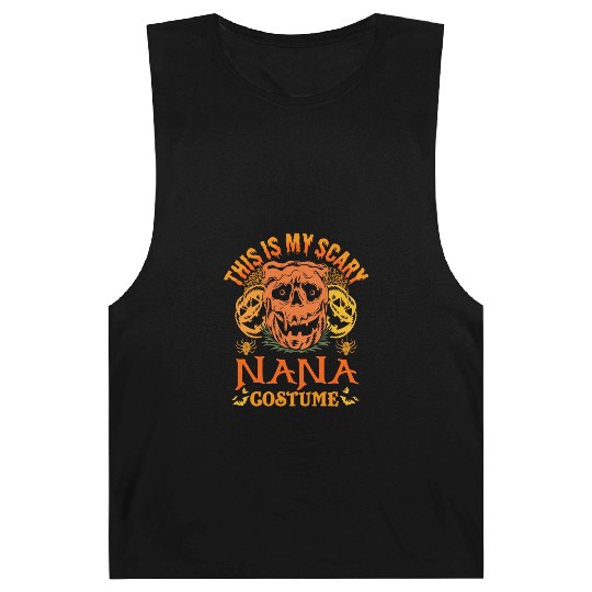 This Is My Scary Nana Costume Grandma Halloween Barnard Tanks
