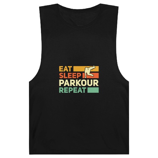 Parkour, Freerunning, Street Workout Acrobatic Barnard Tanks