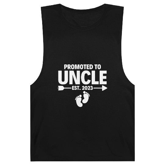 Promoted To Uncle Est 2023 Father s Day Barnard Tanks