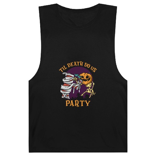 Til Death Do Us Party Bridal Bachelorette Couples Barnard Tanks