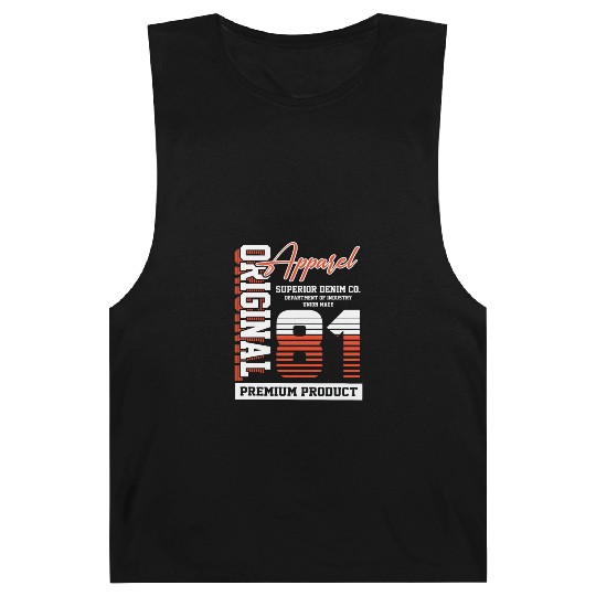1981 Vintage Birthday Vintage Gift Retro Barnard Tanks