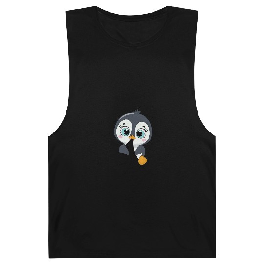 Sleeping Penguin Cute penguin Barnard Tanks
