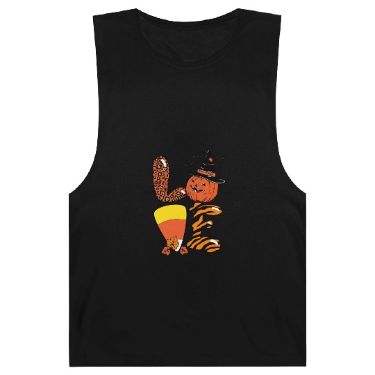 Halloween Love Candy Corn Barnard Tanks