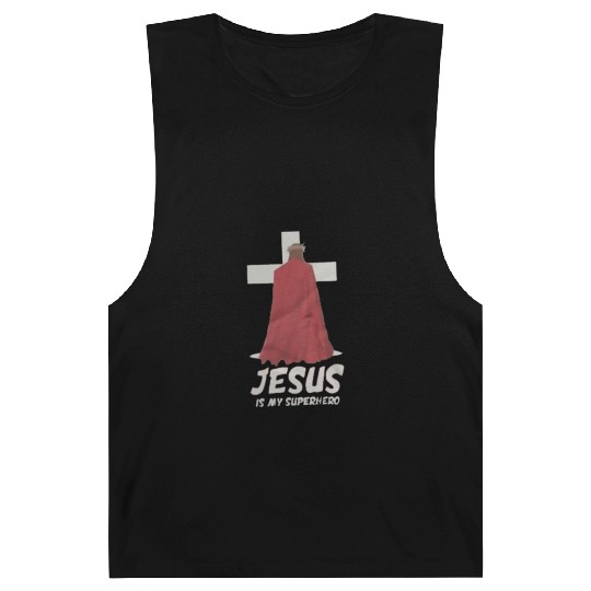Jesus Is My Superhero Barnard Tanks