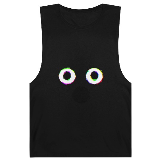 Glitch Ghost Face Barnard Tanks