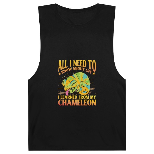 All I need to know about life Chameleon Barnard Tanks