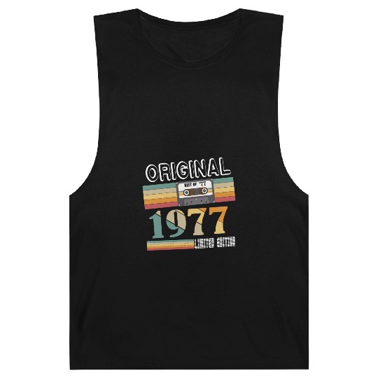 1977 Vintage Vintage Retro Birthday Gift Barnard Tanks