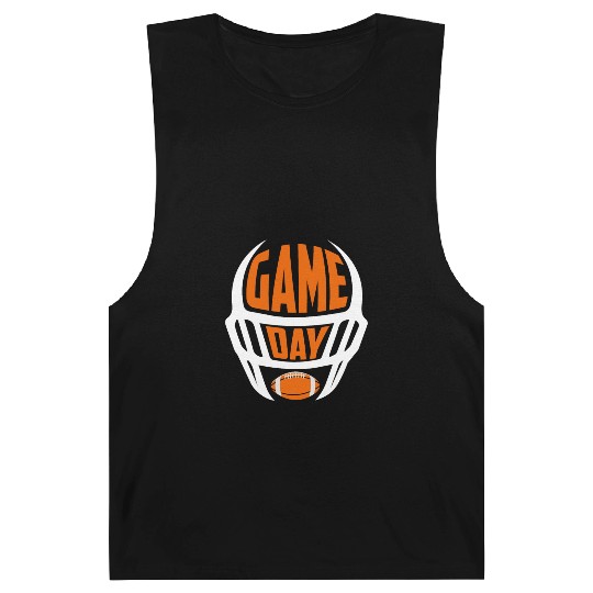 American Football Game Day Essentials Helmet Barnard Tanks