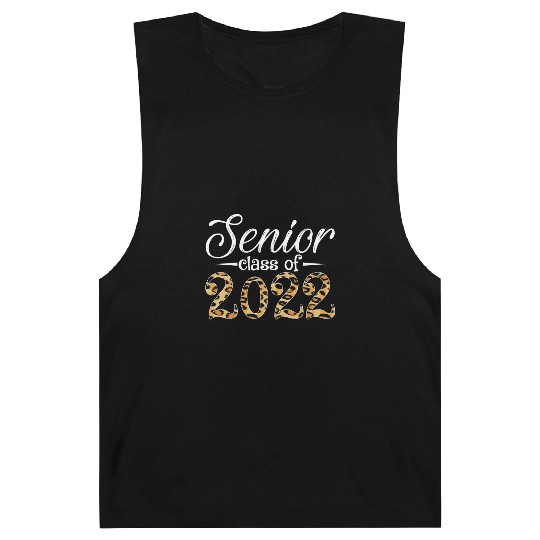 Senior Class Of 2022 Leopard Print Barnard Tanks