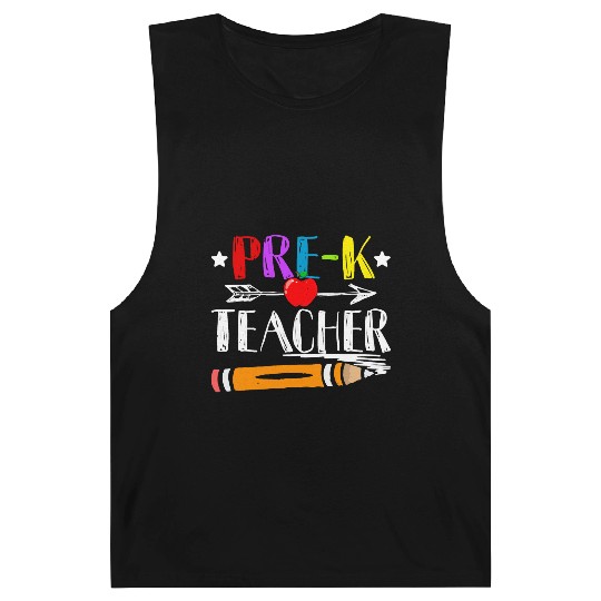 Funny Back To School Teacher Student Pre K Teacher Barnard Tanks