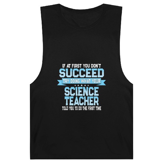 Fun Science Teacher Quote Gift Funny Saying Barnard Tanks