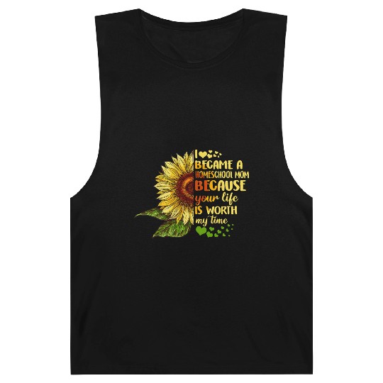 I Became Homeschool Mom Costume Back To School Barnard Tanks