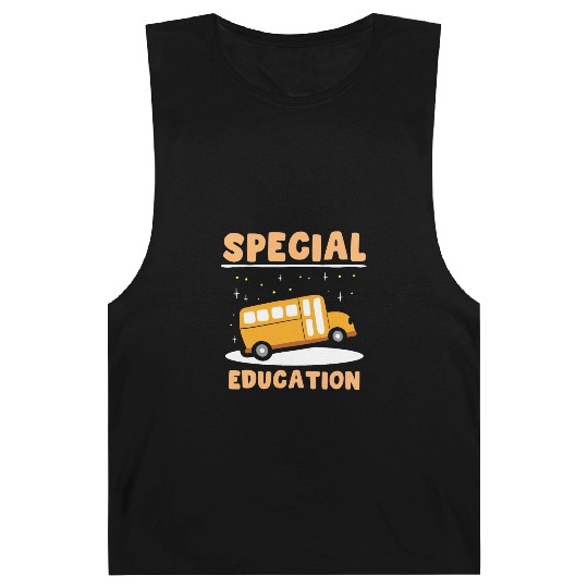 Special Education Awareness Sped Teacher Cute Barnard Tanks