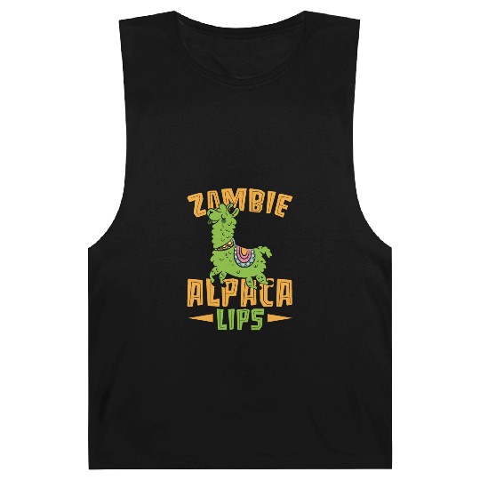 Zombie Alpacalips Llama Lover Alpaca Whisperer Barnard Tanks