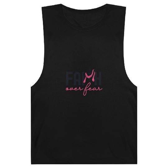 Faith Over Fear Breast Cancer Awareness Support Barnard Tanks
