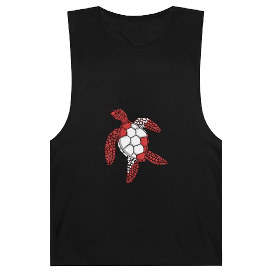 Scuba Diver Red White Flag Turtle Scuba Diving Barnard Tanks