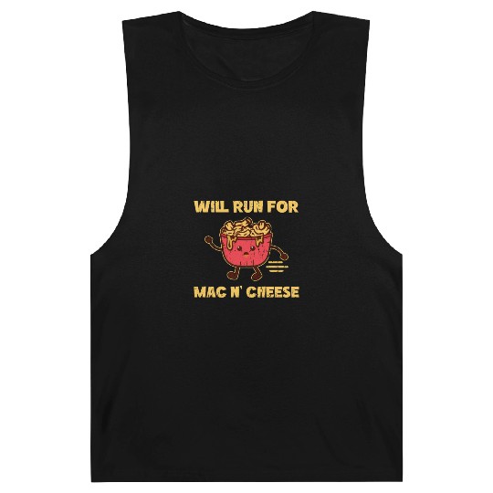 Will run for mac n cheese - pasta Barnard Tanks