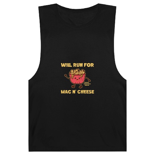 Will run for mac n cheese - pasta Barnard Tanks