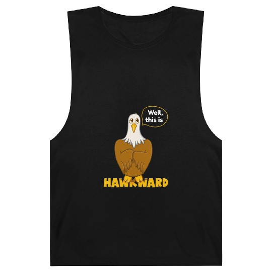 Hawk Word Pun for Animal Lovers Barnard Tanks