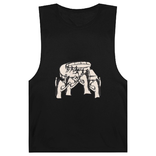Horses Betting On Humans Racing Equestrian Gift Barnard Tanks