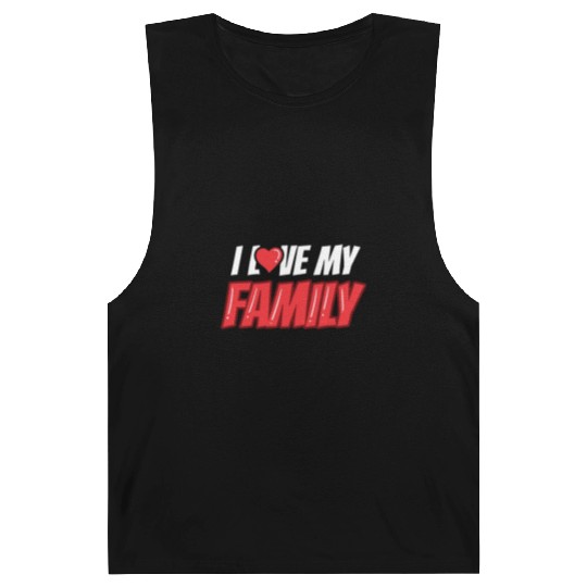I Love My Family Families Reunion Gathering Barnard Tanks