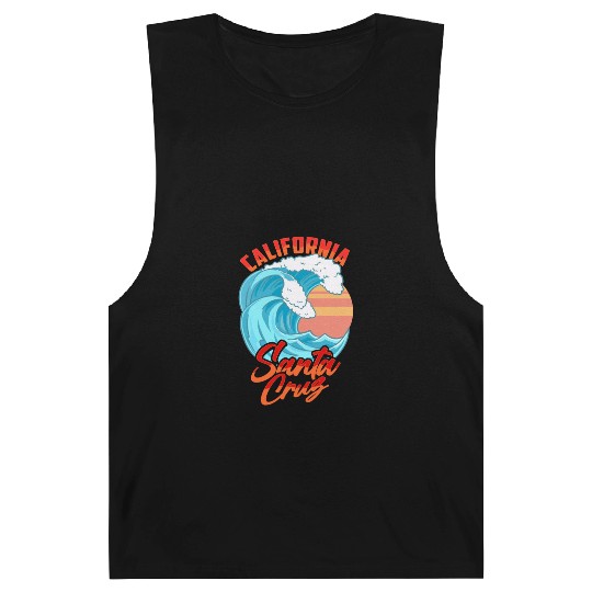Santa Cruz California Waves Surf Beach Barnard Tanks