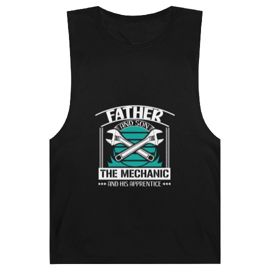Father & Son Newborn Dad Gift Barnard Tanks