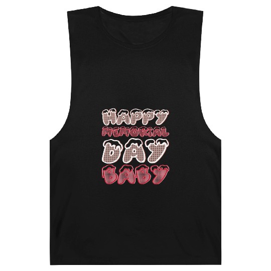 Happy Memorial Day Baby Barnard Tanks
