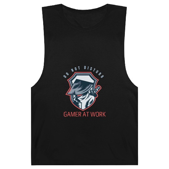 Do Not Disturb Gamer At Work-Gaming Lover Barnard Tanks
