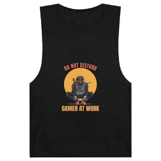 Do Not Disturb Gamer At Work-Gaming Lover Barnard Tanks