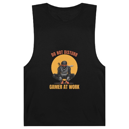 Do Not Disturb Gamer At Work-Gaming Lover Barnard Tanks