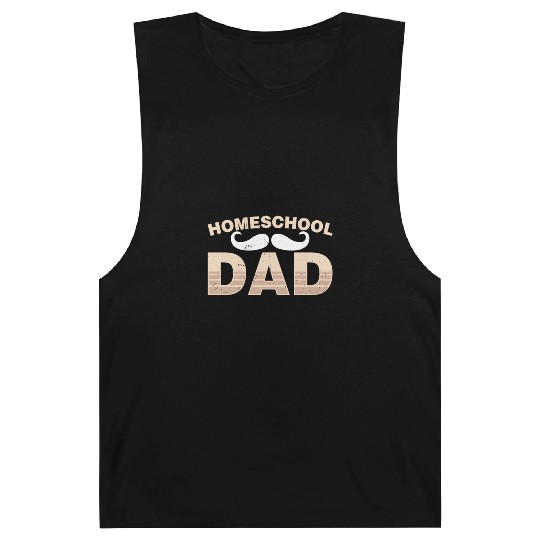 Homeschool Dad Father Homeschooling Daddy Barnard Tanks