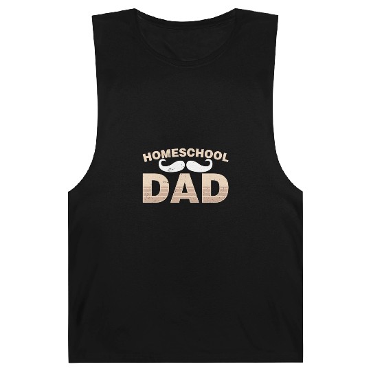 Homeschool Dad Father Homeschooling Daddy Barnard Tanks