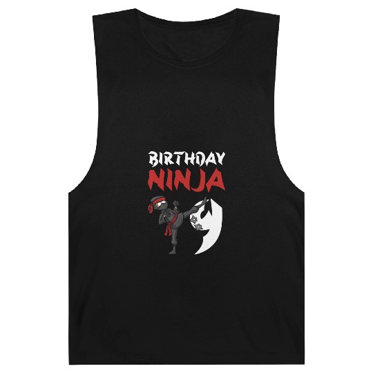 Birthday Party 9 Years Old Japanese Ninja Birthday Barnard Tanks