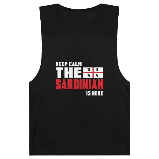 Keep Calm Sardinia flag design Barnard Tanks