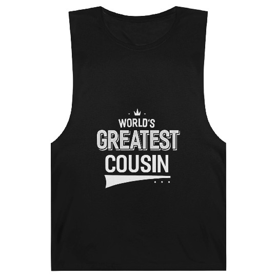 World s Greatest Cousin Relative Gifts Barnard Tanks