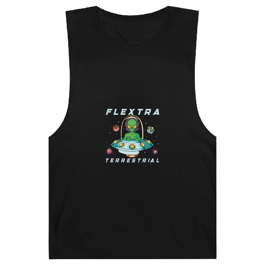 Alien Extraterrestrial Area 51 UFO Space Geek Gift Barnard Tanks