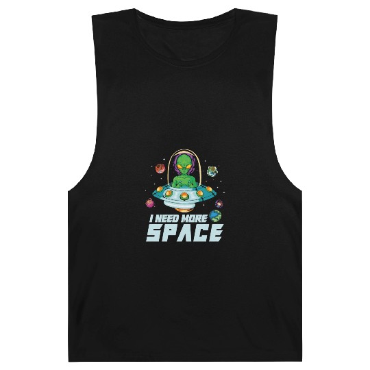 Alien Extraterrestrial Area 51 UFO Space Geek Gift Barnard Tanks
