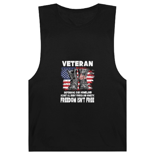 VETERAN PROTECTING AT HOME FREEDOM ISNT FREE Barnard Tanks