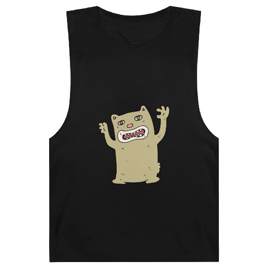funny catzilla, cat lover Barnard Tanks
