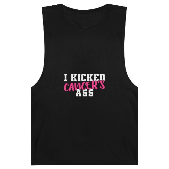 I Kicked Cancers Ass Breast Cancer Survivor Barnard Tanks