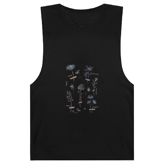 Plant These Save The Bees Botanical Vintage WildFl Barnard Tanks