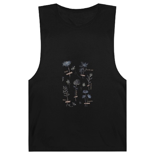 Plant These Save The Bees Botanical Vintage WildFl Barnard Tanks