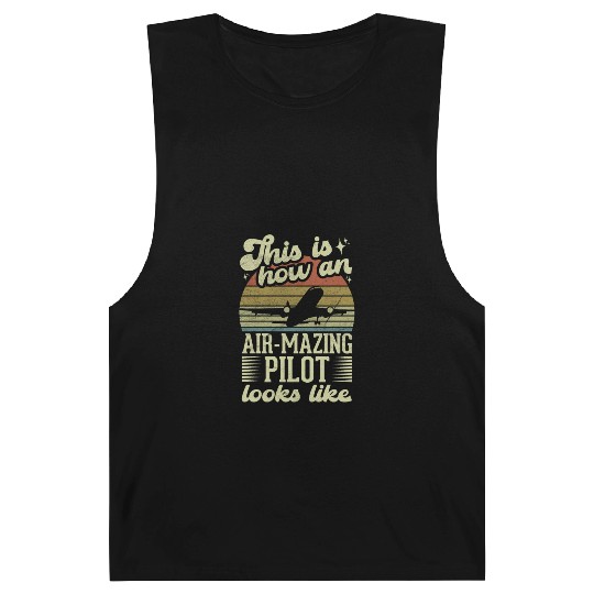 Aircraft Pun Airmazing Pilot - Airline Pilot Barnard Tanks