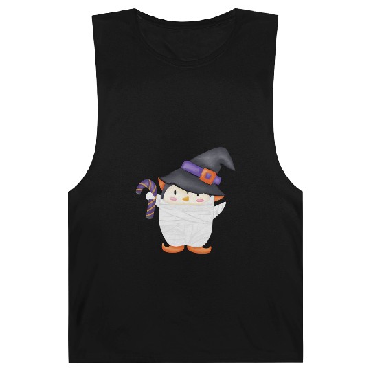 Halloween Penguin in a mummy costume Barnard Tanks