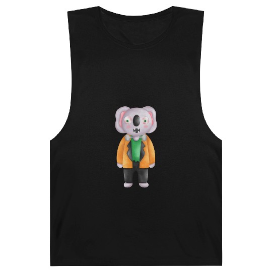 Koala bear in a zombie costume Barnard Tanks